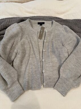 NWT Chic J CREW Crop Sweater Cardigan XS